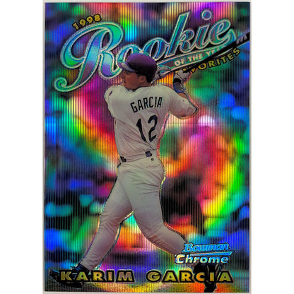 1997 Bowman Chrome Karin Garcia Rookies of the Year Refractor