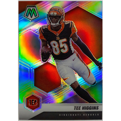 2021 Mosaic Tee Higgins Silver Holo Prizm