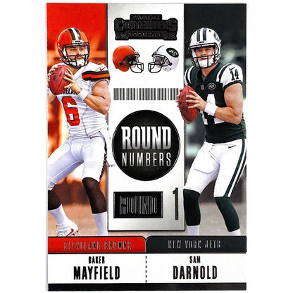 2018 Contenders Round Numbers Sam Darnold / Baker Mayfield Round 1