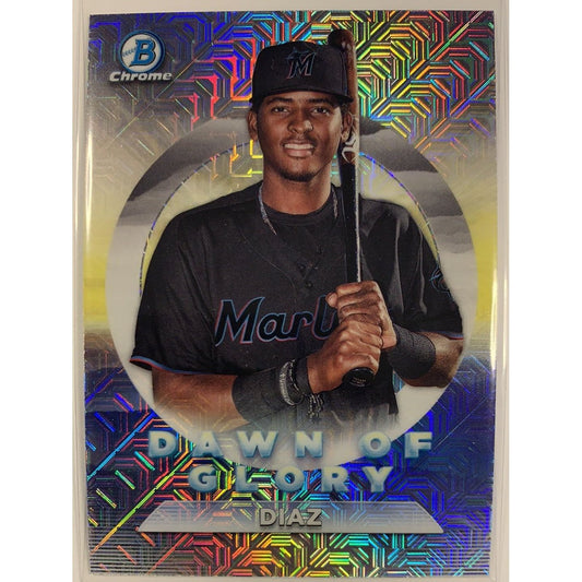  2020 Bowman Chrome Diaz Dawn Of Glory Mojo Refractor  Local Legends Cards & Collectibles