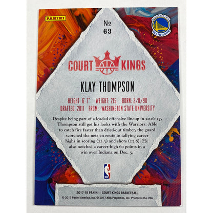 2017-18 Court Kings Klay Thompson Canvas
