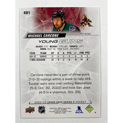 2022-23 Series 2 Michael Carcone Young Guns