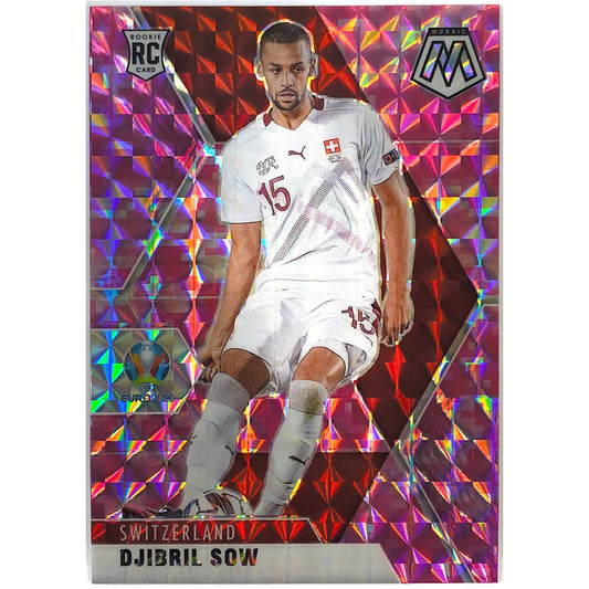 2020-21 Mosaic Djibril Sow Pink Camo RC