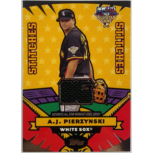 2006 Topps Updates & Highlights A.J. Pierzynski 06 All Star Game Stitches