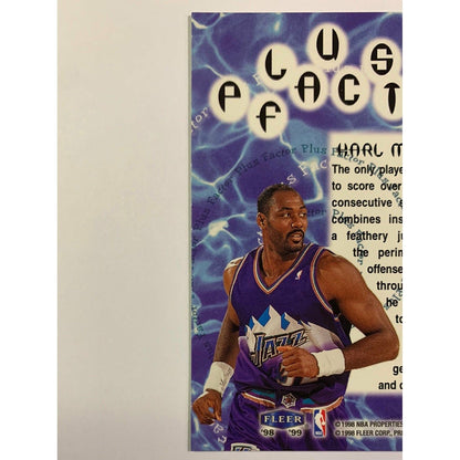 1998-99 Fleer Tradition Karl Malone Plus Factor