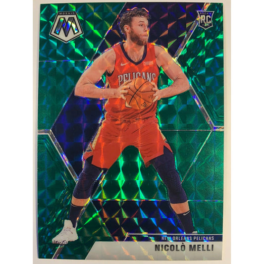 2019-20 Mosaic Nicolo Melli Green Mosaic Prizm RC