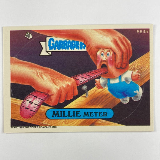 1988 Topps Garbage Pail Kids Millie Meter Die Cut