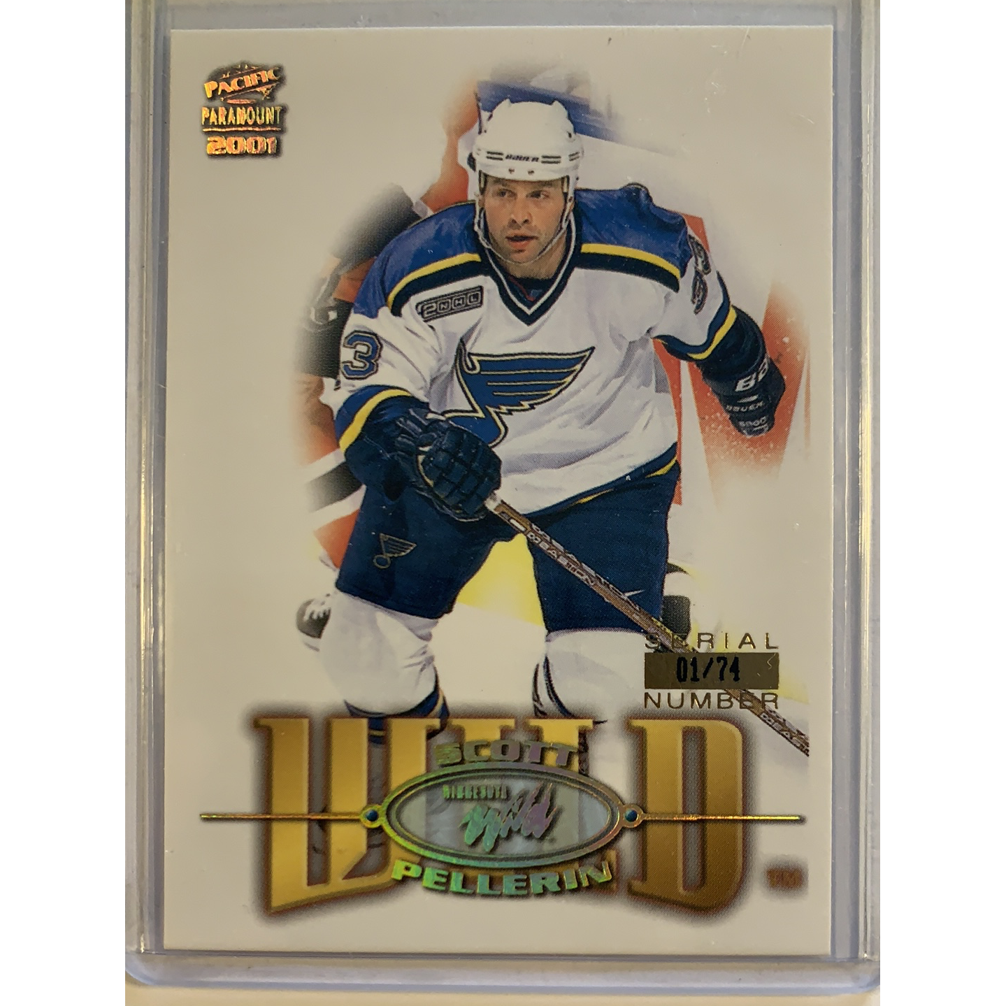  2000-01 Pacific Paramount Scott Pellerin Gold Holo /74  Local Legends Cards & Collectibles