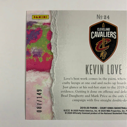 2019-20 Court Kings Kevin Love Points in the Paint Ruby /149