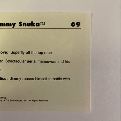 1990 Titan Sports Supafly Jimmy Snuka