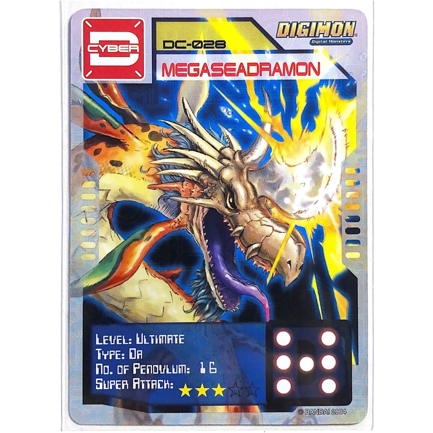  2004 D-Cyber Digimon Digivice Megaseadramon DC-028  Local Legends Cards & Collectibles