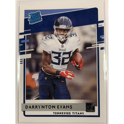  2020 Donruss Darrynton Evans Rated Rookie  Local Legends Cards & Collectibles