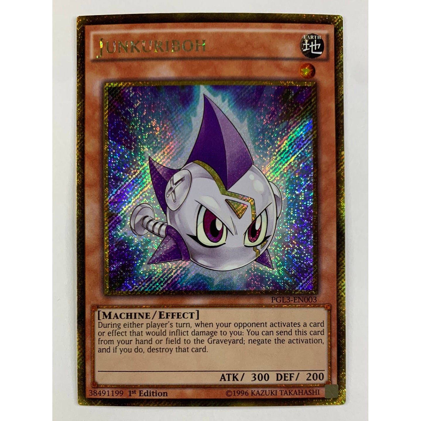 Yu-Gi-Oh! Junkuriboh Card - Premium Gold: Infinite Gold Set, 1st Edition Gold Secret Rare (PGL3-EN003)