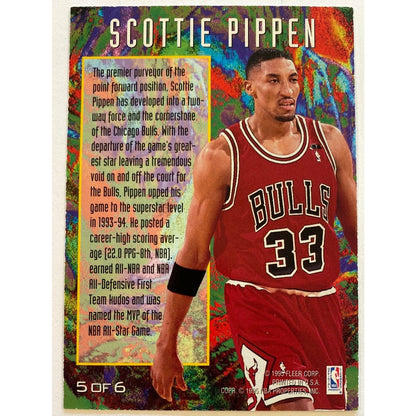 1994-95 Fleer Scottie Pippen Super Star