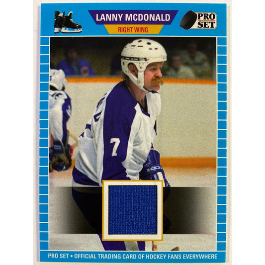 2021 Leaf Pro Set Memories Lanny MacDonald Game Used Patch