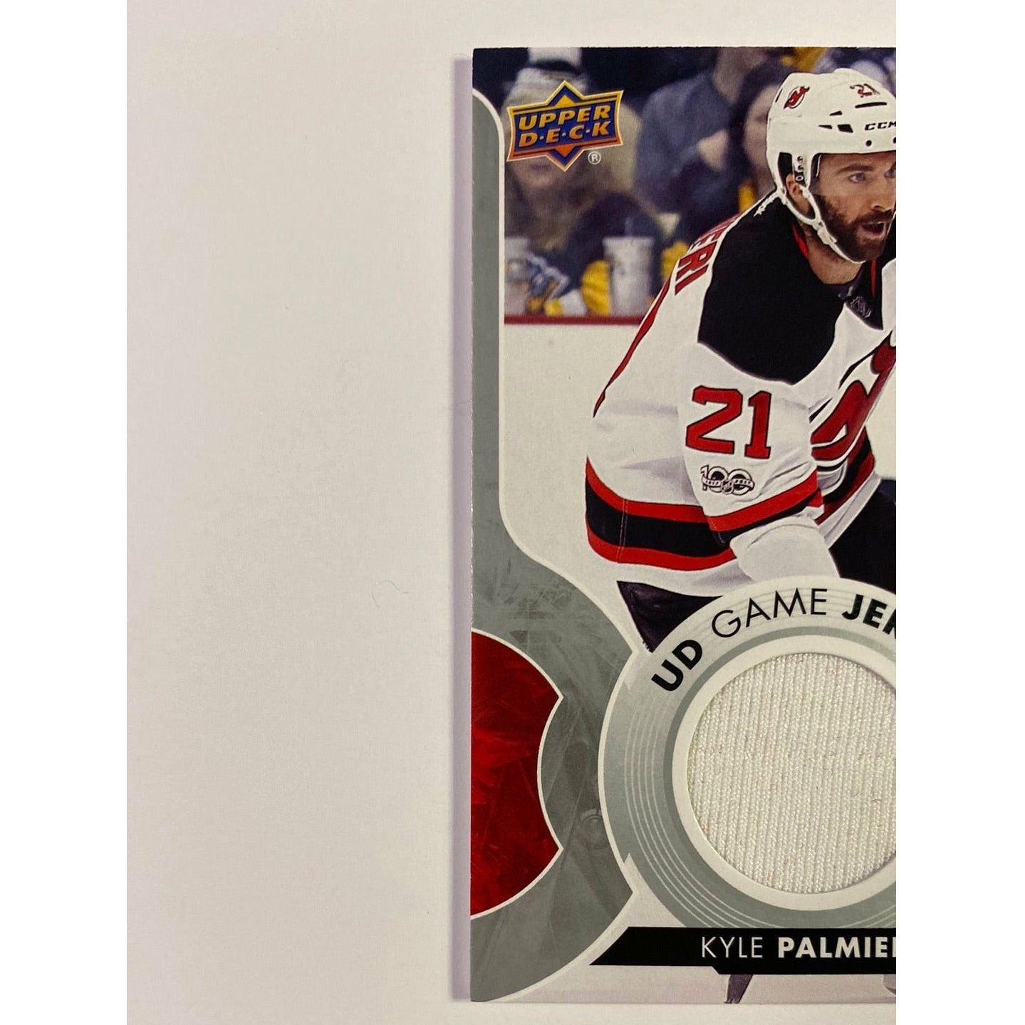 2017-18 Upper Deck Series 1 Kyle Palmieri UD Game Jersey