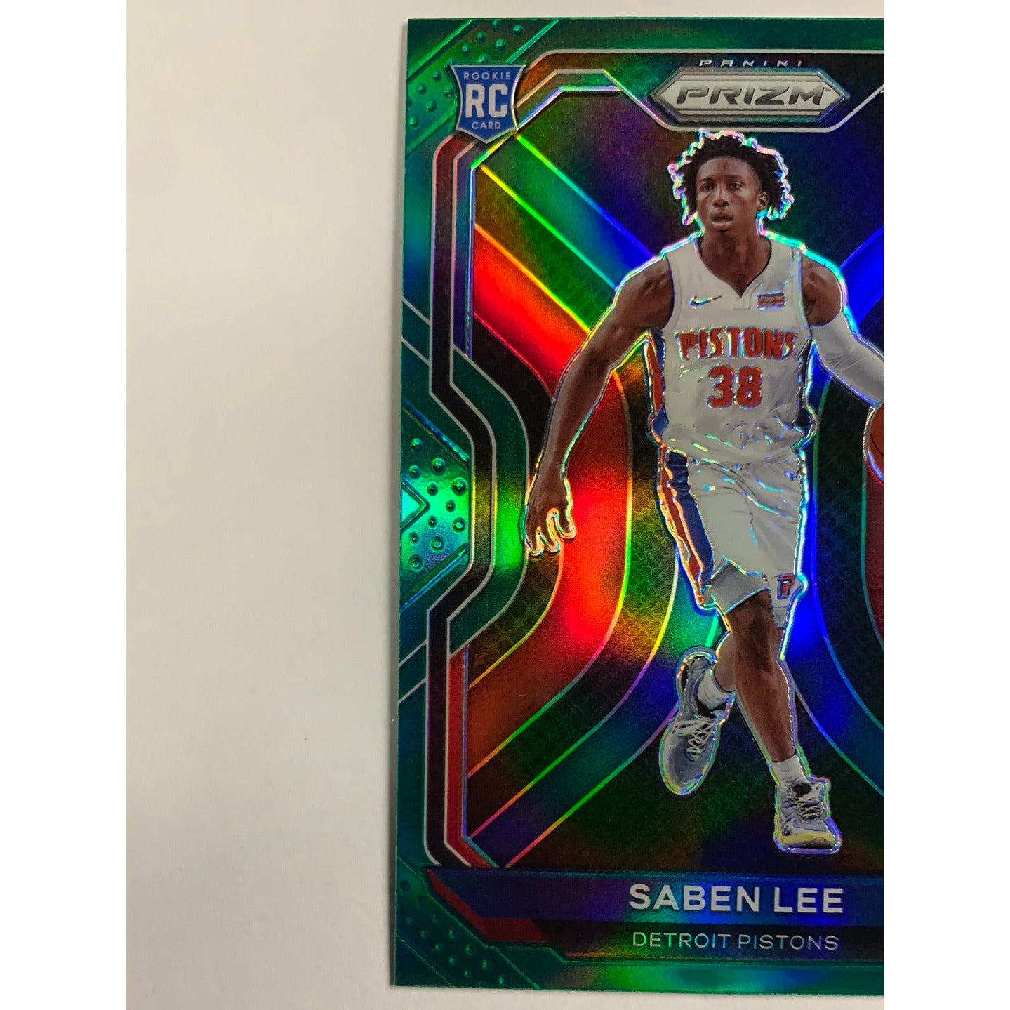 2020-21 Panini Prizm Saben Lee Green Prizm RC