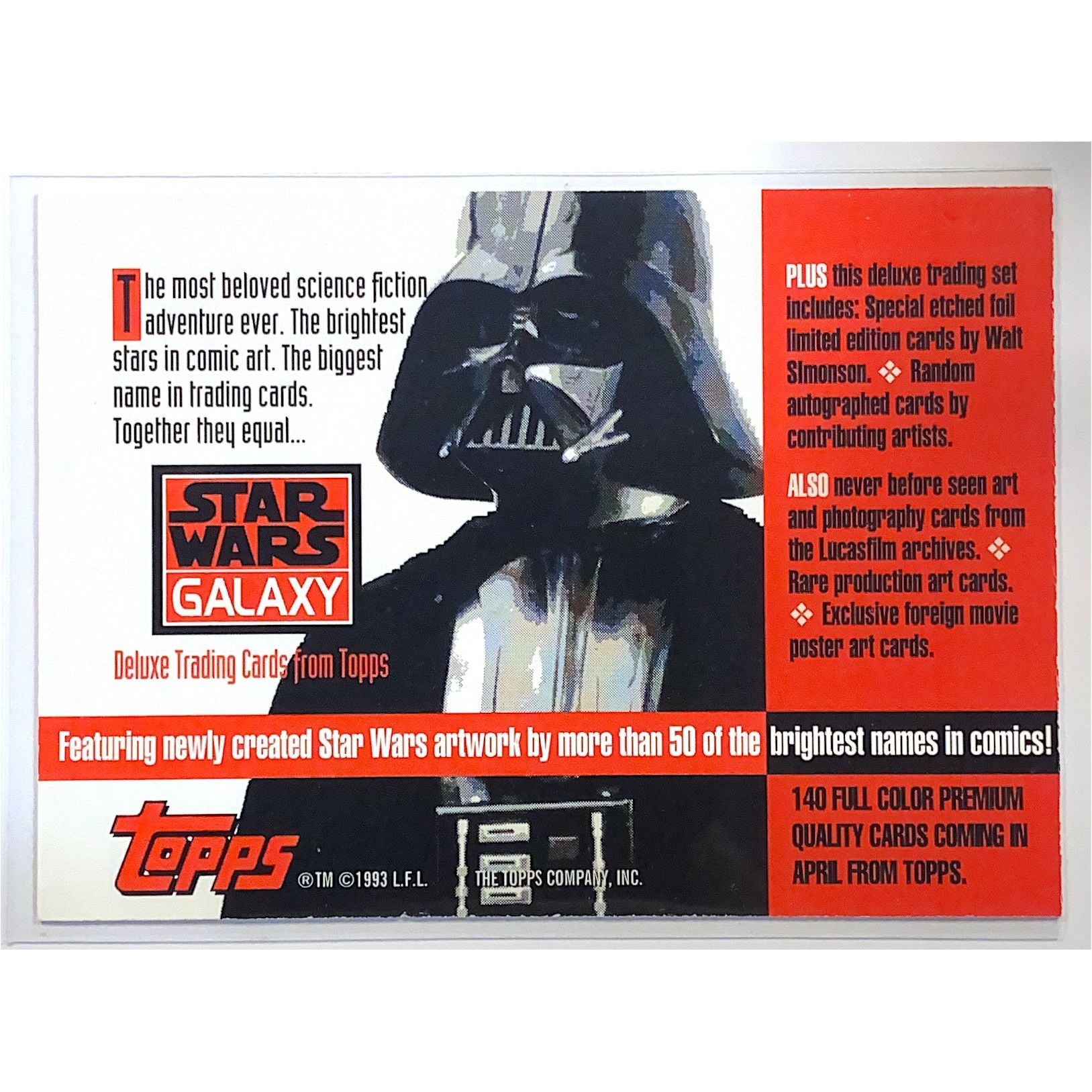  1993 Topps Star Wars Galaxy Stormtrooper and Dewback Promo Card  Local Legends Cards & Collectibles