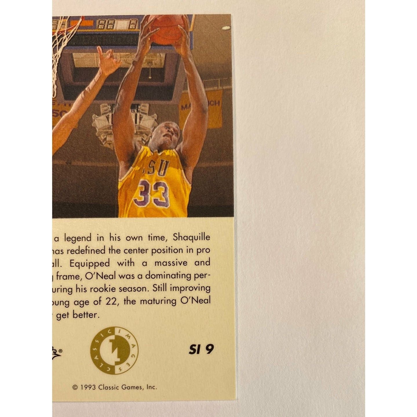 1993 Classic Shaquille O’Neal Sudden Impact