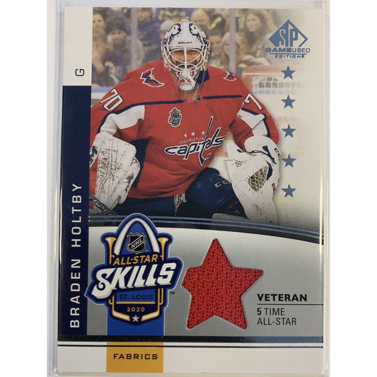  2020-21 SP Game Used Braden Holtby All Star Skills Fabrics  Local Legends Cards & Collectibles
