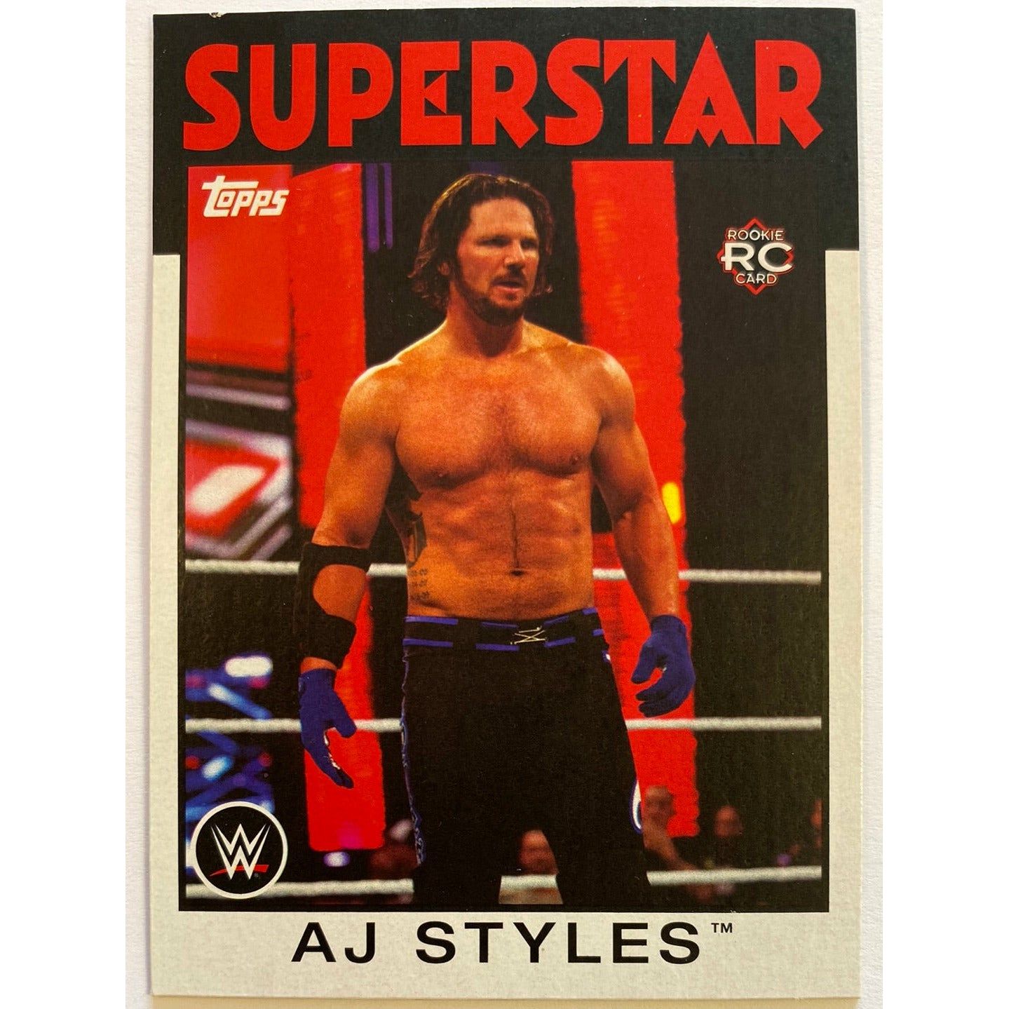  2016 Topps Heritage WWE AJ Styles RC  Local Legends Cards & Collectibles