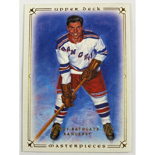 2008-09 Upper Deck Masterpieces Andy Bathgate Canvas