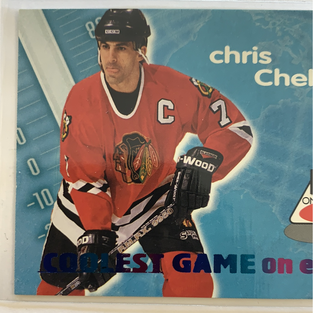  1996 Fleer Skybox Chris Chelios NHL on Fox  Local Legends Cards & Collectibles