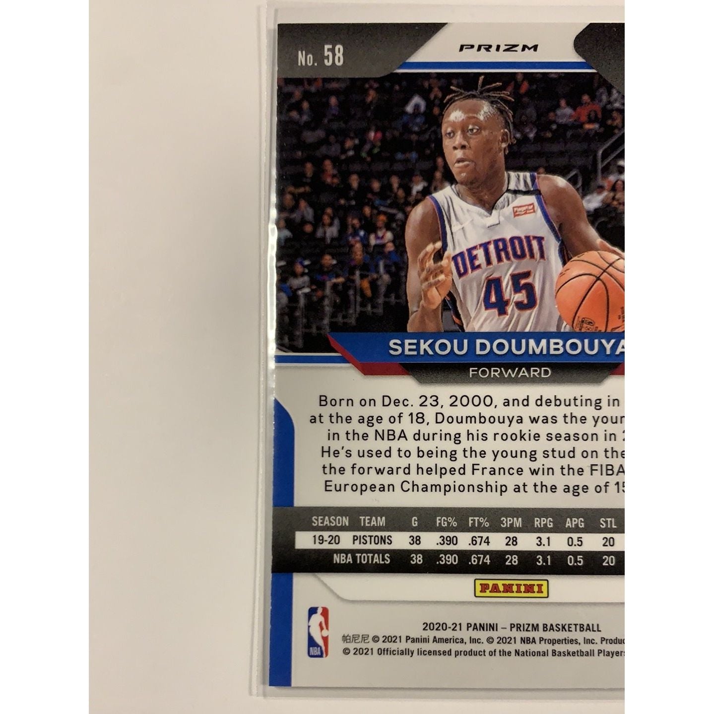  2020-21 Panini Prizm Sekou Doumbouya Green Prizm  Local Legends Cards & Collectibles