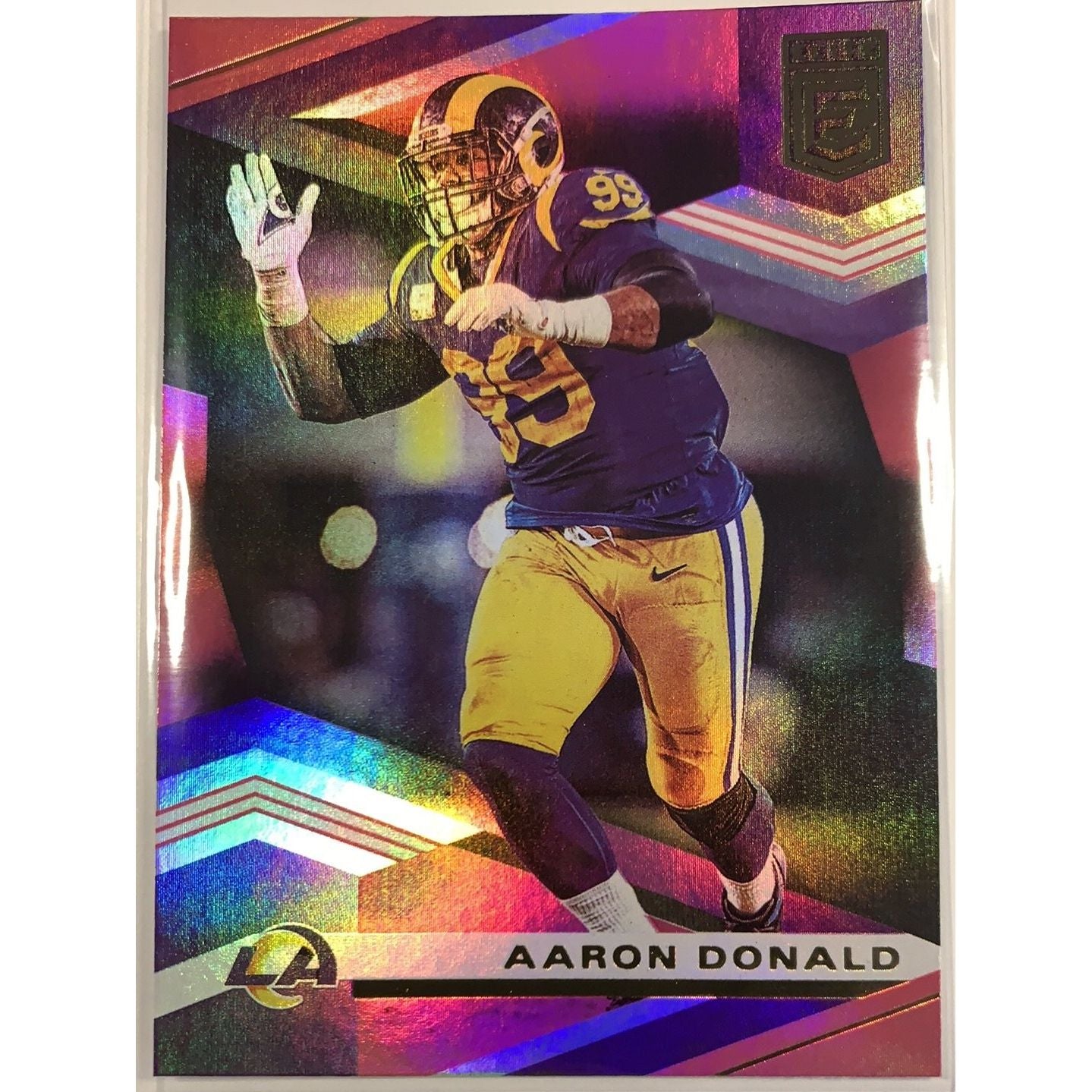  2020 Donruss Elite Aaron Donald Pink Parallel  Local Legends Cards & Collectibles