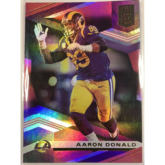  2020 Donruss Elite Aaron Donald Pink Parallel  Local Legends Cards & Collectibles