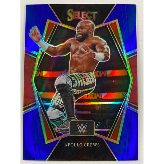 2022 Select Apollo Crews Blue Holo Prizm /199