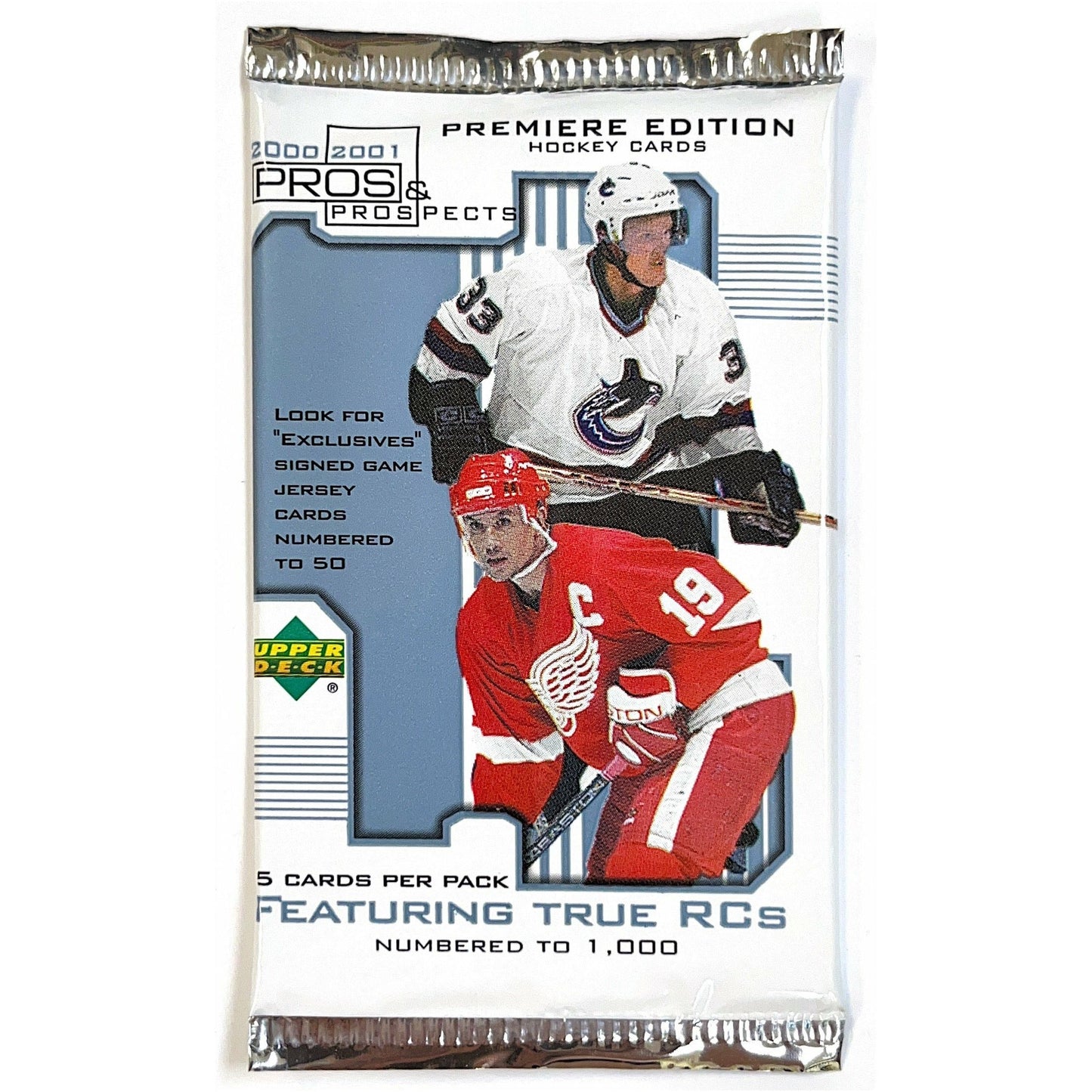2000-01 Upper Deck Pros & Prospects NHL Hockey Hobby Pack