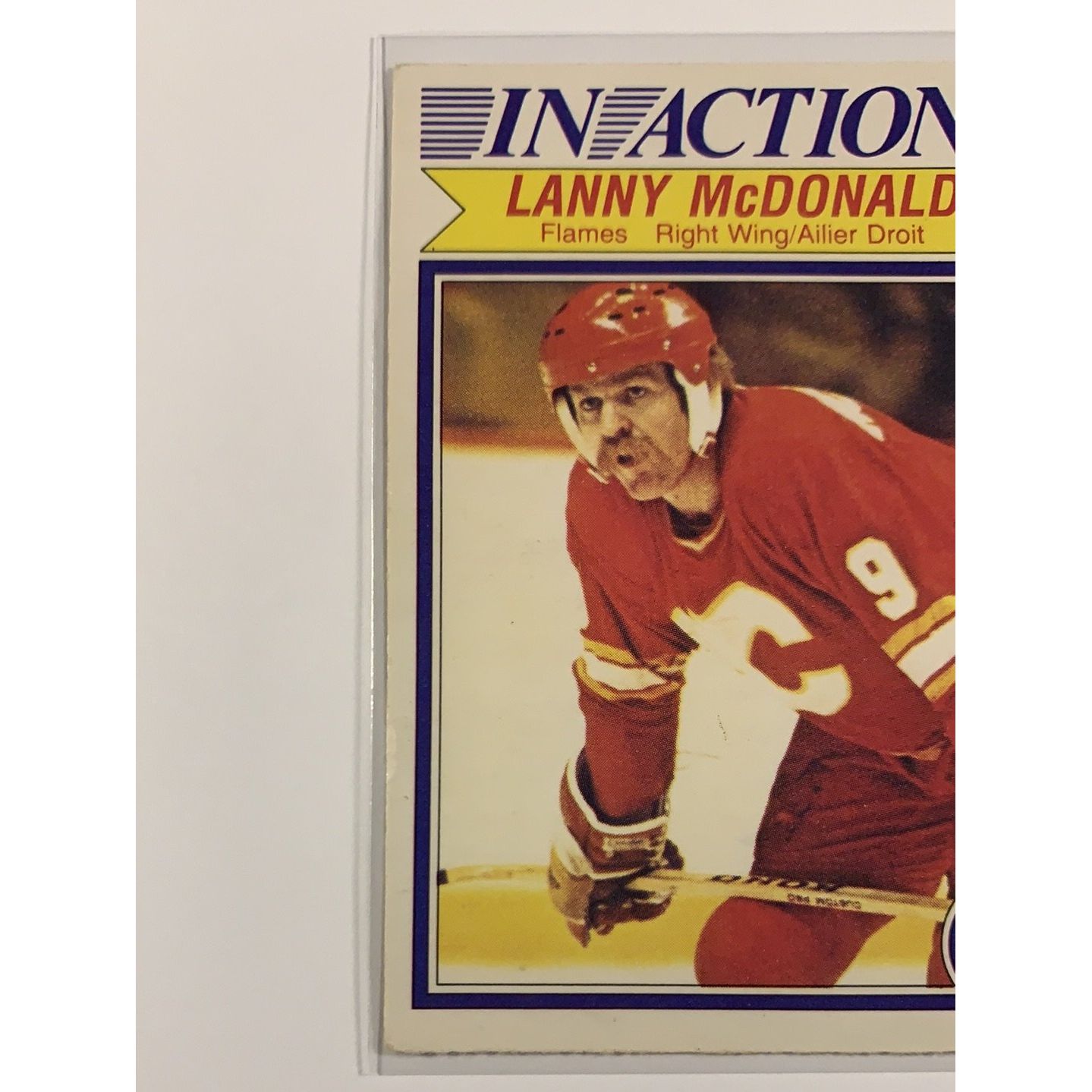 1982-83 O-Pee-Chee Lanny McDonald In Action