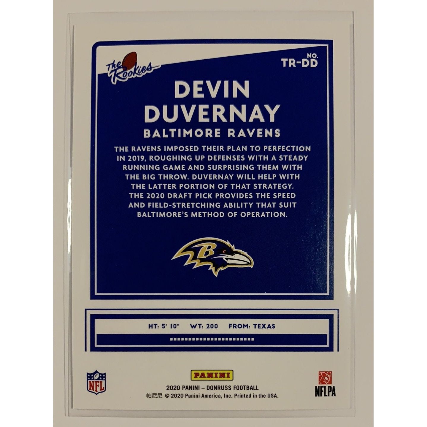  2020 Donruss Devin Duvernay The Rookies Holo Foil  Local Legends Cards & Collectibles