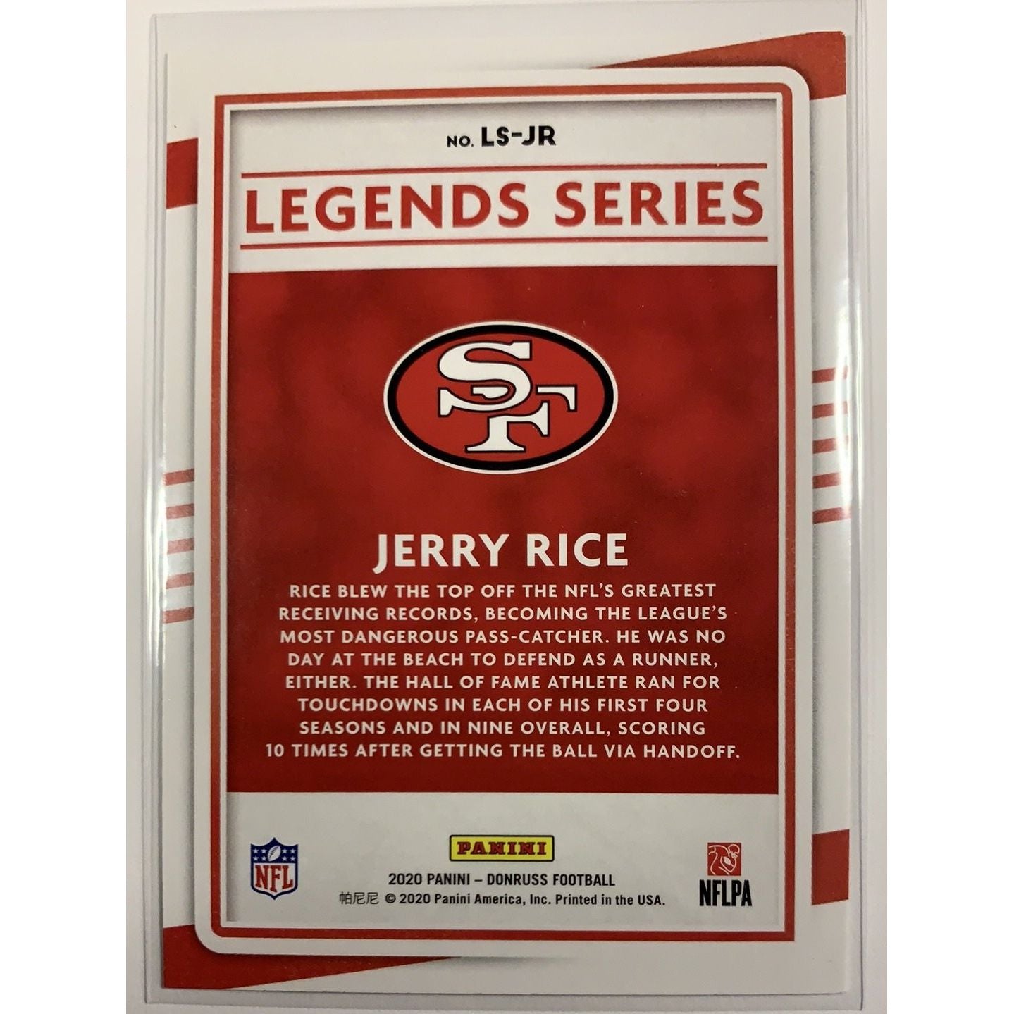  2020 Donruss Jerry Rice Legends Series  Local Legends Cards & Collectibles