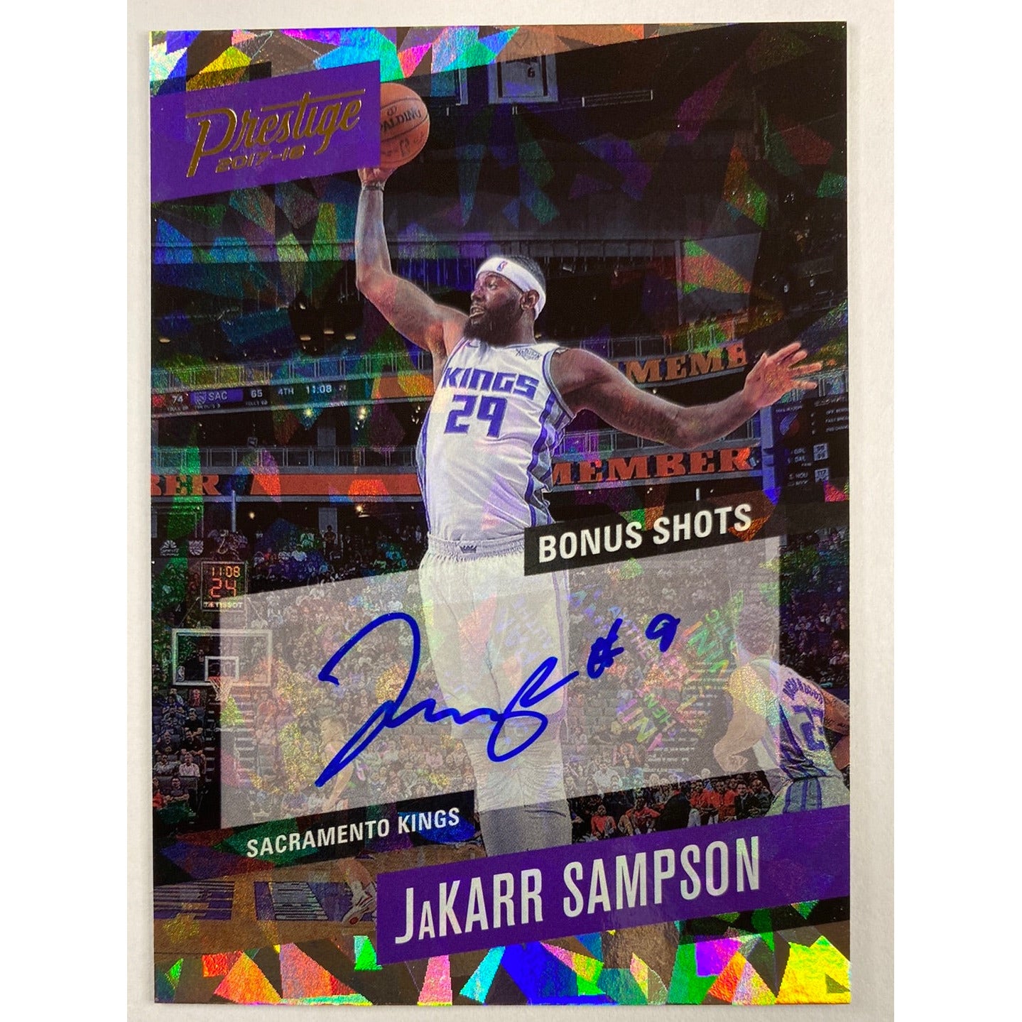 2017-18 Prestige Jakarr Sampson Cracked Ice Auto