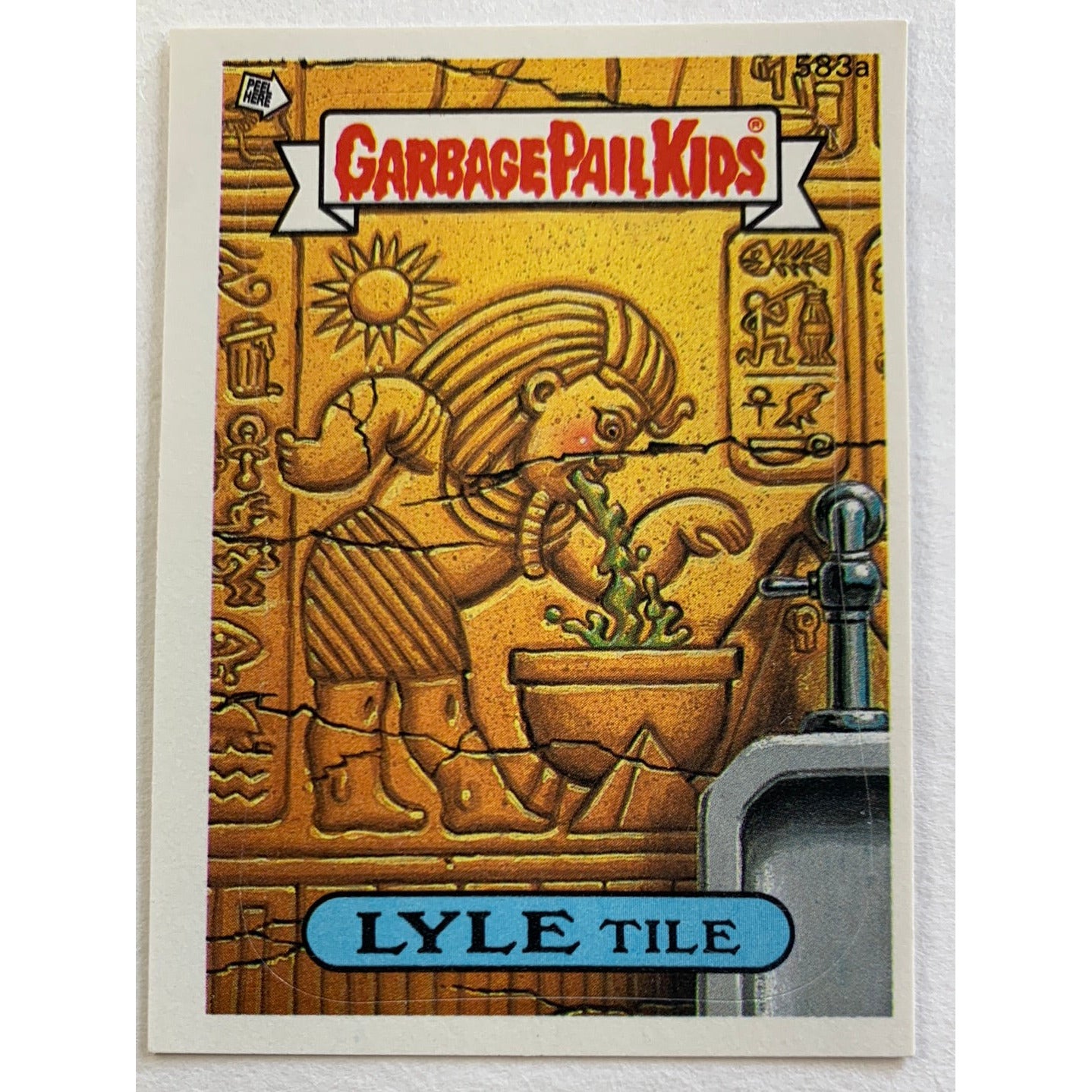 1988 Topps Garbage Pail Kids Lyle Tile Die Cut | Local Legends Cards & Collectibles