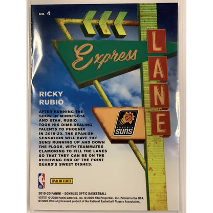  2019-20 Donruss Optic Ricky Rubio Express Lane  Local Legends Cards & Collectibles
