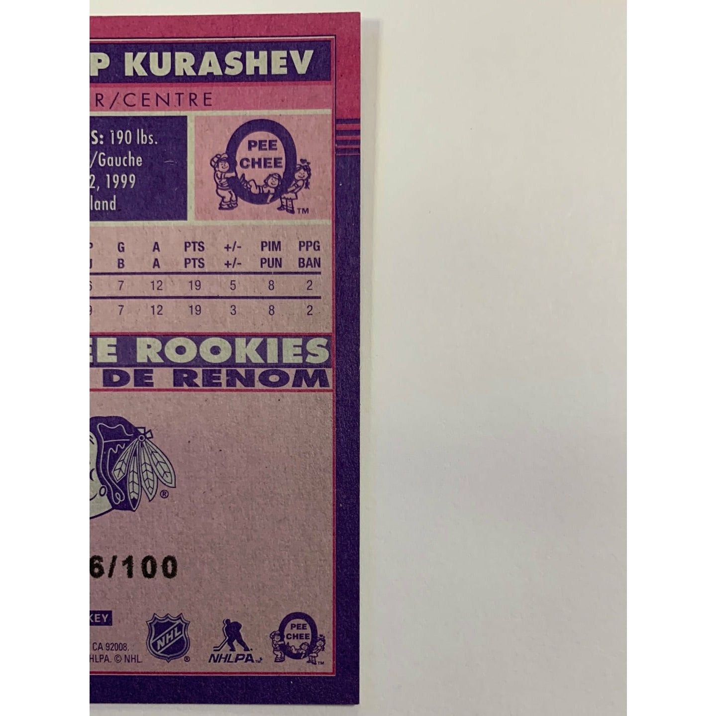 2021-22 O-Pee-Chee Phillip Kurashev Black Boarder Marquee Rookies /100