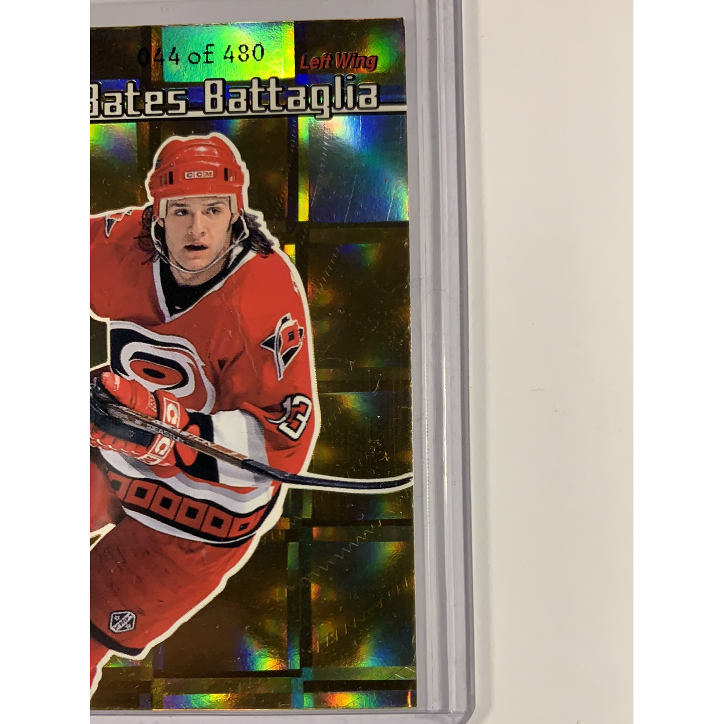 2000-01 Pacific Prism Bates Battaglia Mirror Gold /480  Local Legends Cards & Collectibles