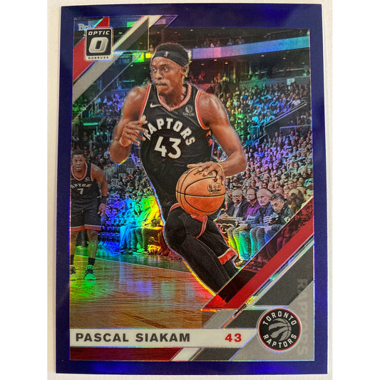 2019-20 Donruss Optic Pascal Siakam Purple Holo Prizm