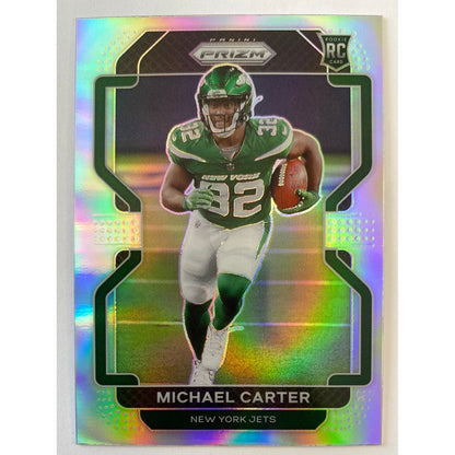 2021 Panini Prizm Michael Carter Silver Holo Prizm RC