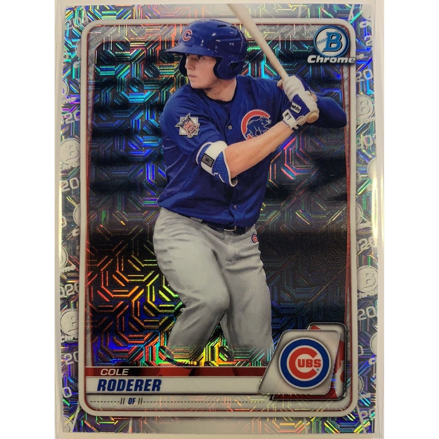  2020 Bowman Chrome Cole Roderer Mojo Refractor  Local Legends Cards & Collectibles