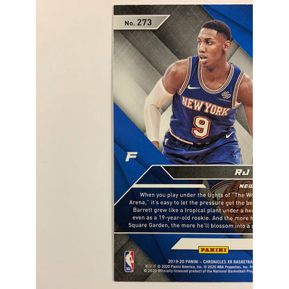 2019-20 Chronicles XR RJ Barrett Pink Parallel RC