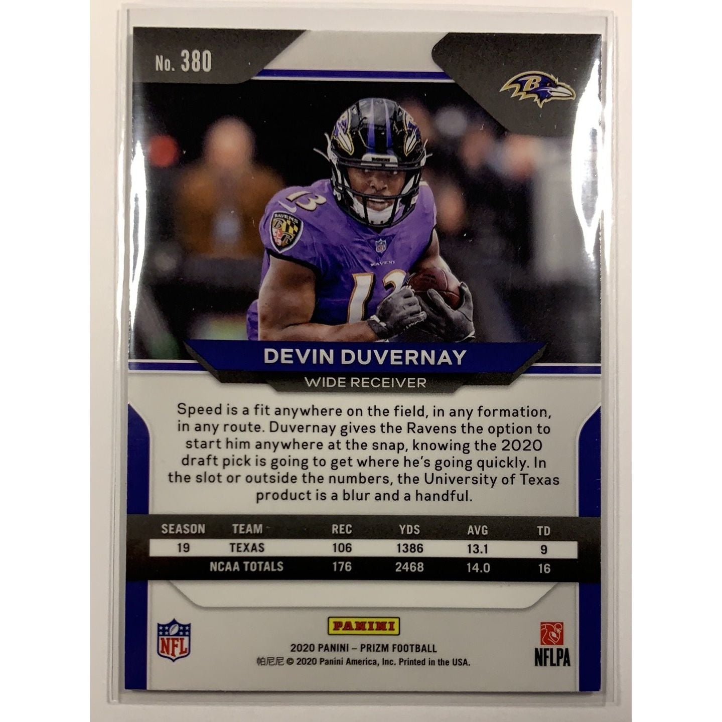  2020 Panini Prizm Devin Duvernay RC  Local Legends Cards & Collectibles