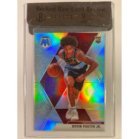 2019-20 Mosaic Kevin Porter Jr Silver Holo Prizm RC Beckett Raw Card Review PSA 9