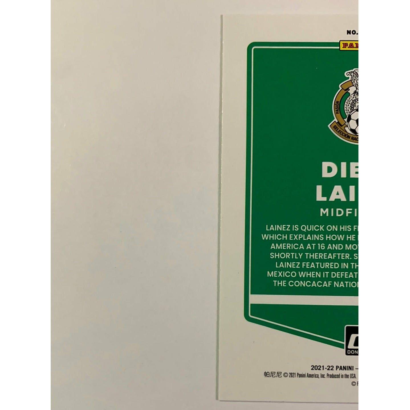 2021-22 Donruss Diego Lainez Green Laser