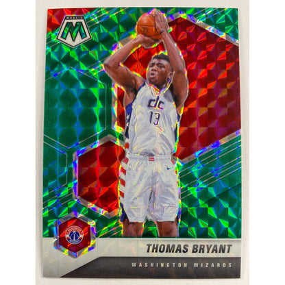 2020-21 Mosaic Thomas Bryant Green Mosaic Prizm