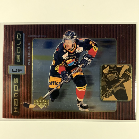  2000-01 Swedish Upper Deck Per Eklund Hands of Gold  Local Legends Cards & Collectibles
