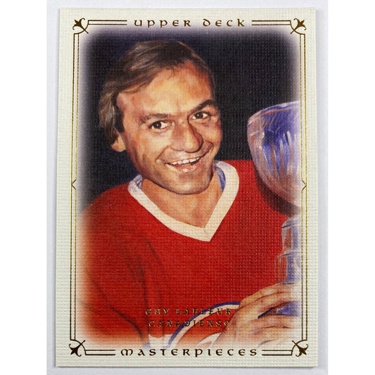 2008-09 Upper Deck Masterpieces Guy Lafleur Canvas